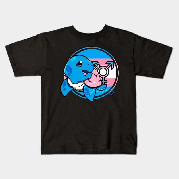 Trans-Turtle Kids T-Shirt by ThBlkBirdDaliah